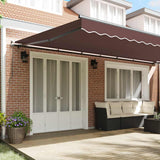 Manual Retractable Awning Brown 600x300 cm 3310221