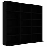 801788 CD Cabinet Black 100x23x89,5 cm Engineered Wood