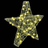 3D Star with 50 LEDs Warm white 55 x 53.5 x 10 cm Acrylic 42019098