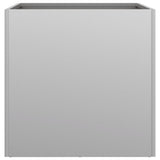 Planters 2 pcs Silver 49x47x46 cm Galvanised Steel 841570