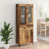 Highboard Old Wood 69.5 x 34 x 180 cm Engineered Wood 3415735