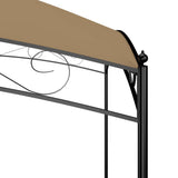 Gazebo 3x3x2.65 m Taupe 180 g/m 313907