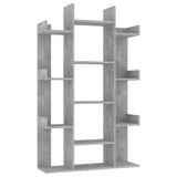Book Cabinet Concrete Grey 86x25.5x140 cm Engineered Wood 808904
