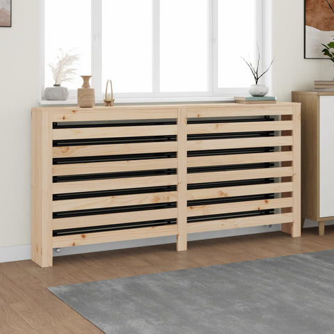 Radiator Cover 169x19x84 cm Solid Wood Pine 822606