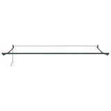Retractable Awning Manual Anthracite 500 x 300 cm Aluminium 362030