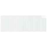 Wall-Mounted Headboard ALKMAAR High Gloss White Engineered Wood 896299