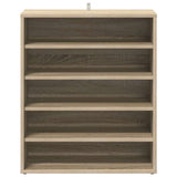 Shoe Cabinet Sonoma Oak 60x35x70 cm Engineered Wood 808939
