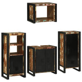Bathroom Furniture Set 4 pcs Multicolour Solid Reclaimed Wood 3305679
