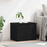 Storage Box Black oak 60 x 42 x 46 cm Engineered Wood 862290