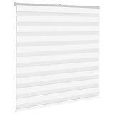 Zebra Blind White 145x100 cm Fabric Width 140.9 cm Polyester 4014738