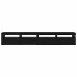 TV Cabinets 2 pcs Black oak 240 x 35 x 40 cm Engineered wood 3332491