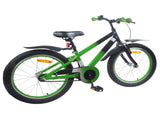 Kids Bike 18 Inches for 5-7 Years Old Green Black 42009334
