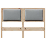 Headboard Other Brown 120 cm Solid pine wood 878964