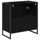 Bathroom Cabinet Black Oak 60 x 30 x 60 cm Engineered Wood 886486
