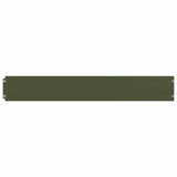 Lawn Edging 30 pcs 15 x 103 cm Steel Olive Green 8014181