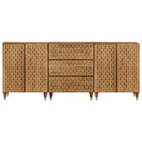 Side Cabinets 3 pcs 60x33x75 cm Solid Wood Mango 3206310