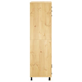 Cabinet SKI Honey Brown 66 x 58 x 207 cm Solid Pine Wood 42007567