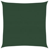 Sunshade Sail 160 g/m Dark Green 4x4 m HDPE 311441