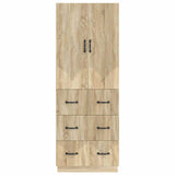Cabinet Set 2 pcs Sonoma Oak 66 x 34.5 x 87 cm Engineered Wood 3416801