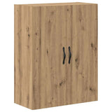 Highboard 2 pcs Artisan Oak Engineered Wood and Glass 3403166