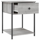 Bedside Tables 2 pcs Grey Sonoma 44x45x58 cm Engineered Wood 825850