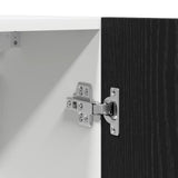 Hanging Cabinet with Shelf Lyon 2 pcs Black Oak 50 x 31 x 60 cm 863145