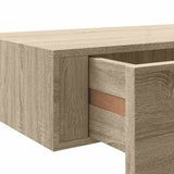 Wall-mounted Drawer Shelves 2 pcs Oak 40x23.5x10cm MDF 330248