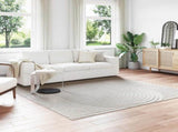 Area Rugs Square PALMERAS Cream 240 x 240 cm Polyester 42022579