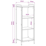 Book Cabinet 43 x 33 x 111 cm Engineered Wood Sonoma Oak 8013903