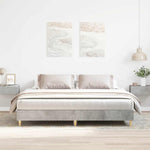 Bed Frame without Mattress Concrete Grey 160x200cm Engineered Wood 3329033
