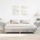 Bed Frame without Mattress Concrete Grey 160x200cm Engineered Wood 3329033