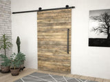 Sliding Door SKIEN Hardware Kit 183 cm Steel Black 145262