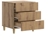 Bedside Cabinet Artisan Oak 43 x 41 x 66.5 cm Engineered Wood 894564