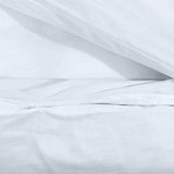 Duvet Cover Set White 260x240 cm Cotton 136164