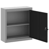 Tool Cabinet with Shelf Black and Grey 50 x 20 x 55 cm Steel 4103469