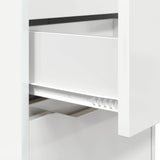 Bedside Tables 2 pcs High Gloss White 40 x 30 x 467 cm 888916
