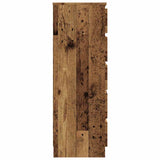 Drawer Cabinet Old Wood 60x36x103 cm Engineered Wood 855996