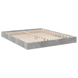 Bed Frame without Mattress Concrete Grey 160x200 cm 842010