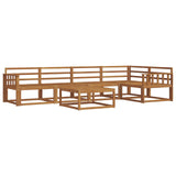 Outdoor Sofa Set 6 pcs Natural Solid Acacia Wood 3367607