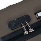 Hardcase Trolley Set 3 pcs Brown ABS 92418