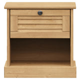 ZNTS Bedside Cabinet VIGO 42x35x42 cm Solid Wood Pine 353154