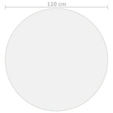 Table Protector Transparent 110 cm 1.6 mm PVC 288253