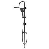 Shower System with Shower Head Black Stainless Steel 42053771