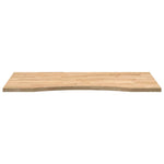 ZNTS Desk Top Untreated 100x60x2.5 cm Solid Wood Oak Rectangular 4009013