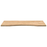 ZNTS Desk Top Untreated 100x50x2.5 cm Solid Wood Oak Rectangular 4009008