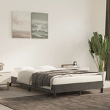 Bed Frame without Mattress Dark Grey 120x190 cm Small Double Velvet 379503