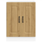 Sink Base Cabinet Kalmar Artisan Oak 60x46x81.5 cm Engineered Wood 853446