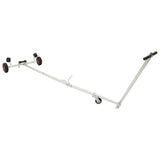 Adjustable Boat Trailer with Pneumatic Tires 200 kg Load Silver 42043570