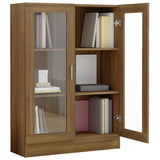 Vitrine Cabinet Brown Oak 82.5x30.5x115 cm Engineered Wood 815620