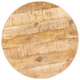 Bistro Table Round 60x75 cm Rough Mango Wood 320265